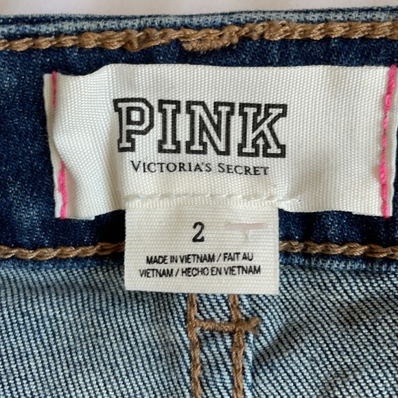 PINK VICTORIA’S SECRET jean shorts - Picture 4 of 4